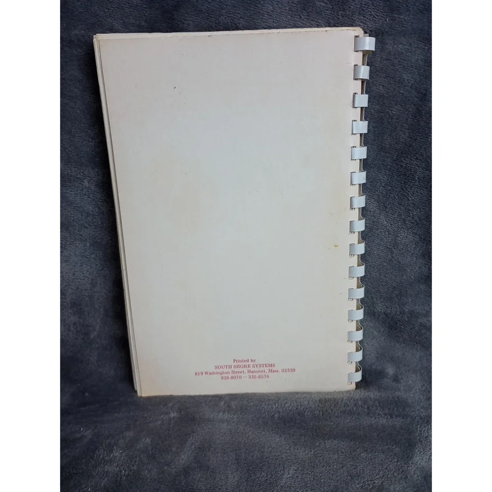 Old North Church Cookbook Marblehead Massachusetts 1978 Typed Local‎